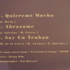 Julio Iglesias: Quiereme Mucho CDS - pikkukuva 2