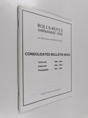 Derek Harris ym. : Consolidated Bulletin Index : Technica...