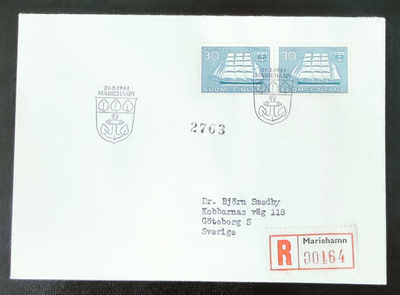 1961 FDC Maarianhamina, R-kuori