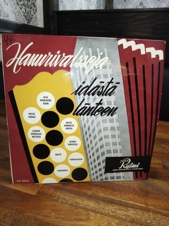 10" LP HANURIVALSSEJA IDÄSTÄ LÄNTEEN ( SIS POSTIKULU)
