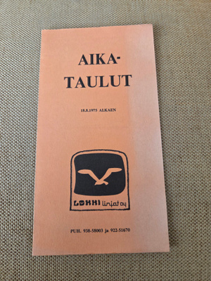 Linja-auto aikataulu Lokki linjat oy