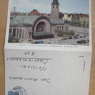 VANHA Postikortti Taittokortti Helsinki Rautatie Asema 1955 - pikkukuva 3