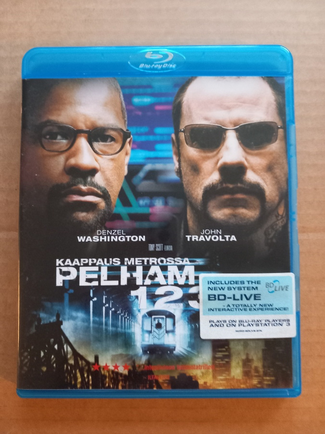 Pelham 123 Suomi Blu-ray