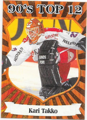 1998-99 CardSet 90`s Top 12 #12of12 Kari Takko Ässät MV