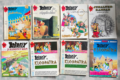 ASTERIX - sarjakuvalehtiä 6 kpl + 2