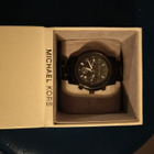 Tyylikäs musta Michael Kors MK5162 -keraamikello (kronografi - pikkukuva 1