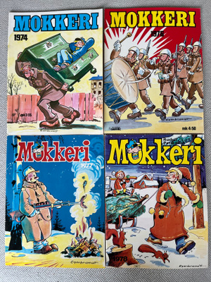 Mokkeri vuosialbumit 1974, 1976-78 ja 91 Karlsson 1957