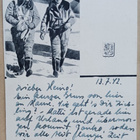 Lentäjät poistuvat pommikoneesta, vaakuna, Kenttäposti 1942 - pikkukuva 1