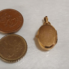 Upea punainen kivi vintage Medaljonki riipus - pikkukuva 5