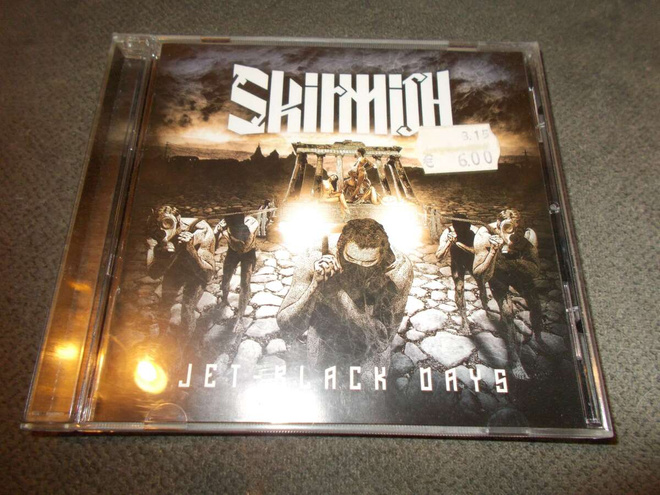 CD SKIRMISH ** JET-BLACK DAYS **