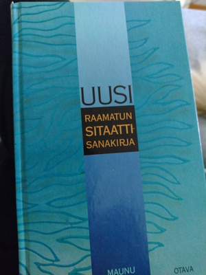 Maunu Sinnemäki: Raamatun sitaattisanakirja