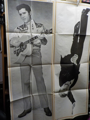ELVIS / ANTTI EINIÖ MEGAJULISTE 60-LUVUN SUOSIKKI-LEHDESTÄ