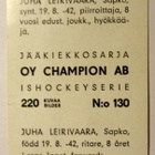 Juha Leirivaara Sapko Champion 1966 - pikkukuva 2