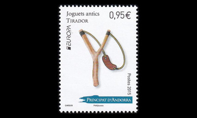 Andorra Fr 788 ** Europa historialliset lelut (2015)