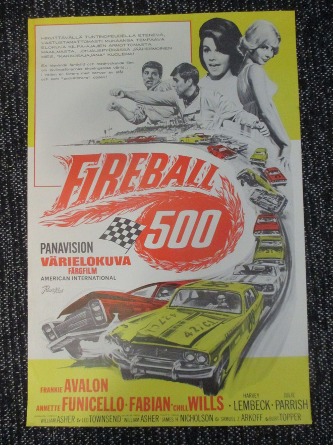 Fireball 500 (William Asher, 1966) - vanha elokuvajuliste