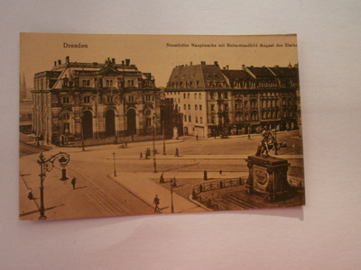 Dresden, Neustädter Hauptwache, vanha mv pk, ei p.