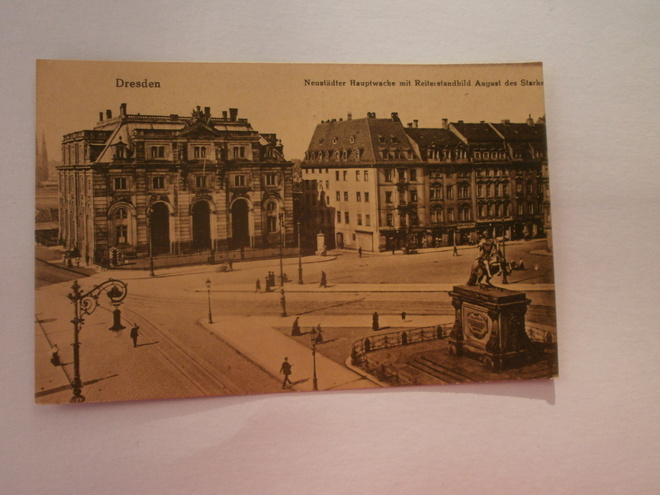 Dresden, Neustädter Hauptwache, vanha mv pk, ei p.