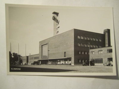 Postikortti Tampere Rautatie Asema 1930-l Alkup.Mallikappale