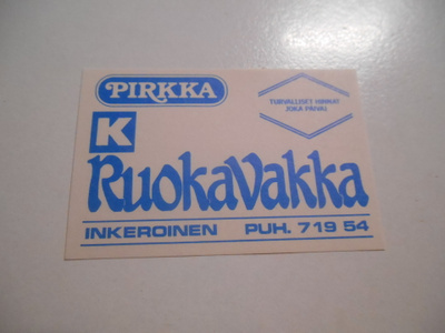 TT Etiketti K-Ruokavakka Inkeroinen