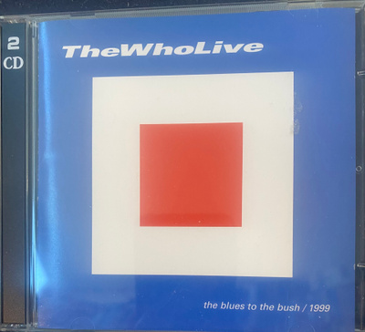 The Who Live: The Blues to the Bush 1999 2cd RARE!