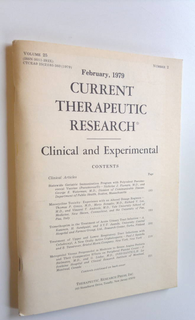 James T. (toim.) Culbertson : Current Therapeutic Researc...