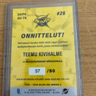 Teemu Kivihalme Saipa blueline silver signature - pikkukuva 2