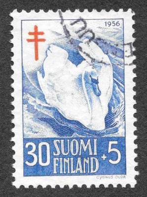 Tuberkuloosi 1956 30+5mk (LAPE 462) O