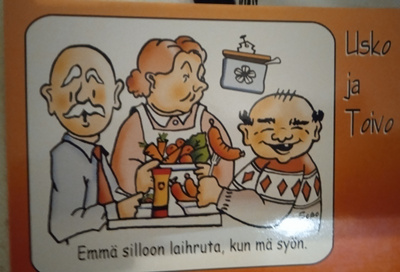 no 1 -  usko ja toivo - emmä sillaan laihruta, kunmä syön