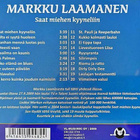 Markku Laamanen • Saat miehen kyyneliin CD UUSI - pikkukuva 2