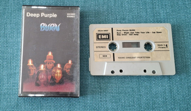 DEEP PURPLE Burn 5E244-94837 1974  Suomi RARE