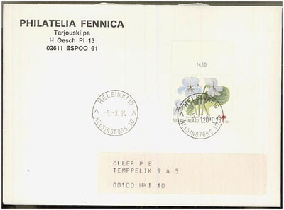1983 tub 1,20nk loistoleimainen kirje
