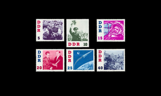 DDR 863-8 ** Kosmonautti German Titowin vierailu (1961)