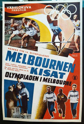 Melbournen kisat (1956) -juliste