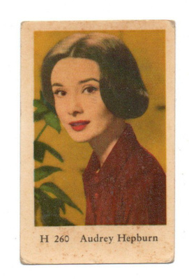 Purkkakuva H n:o 260 AUDREY HEPBURN