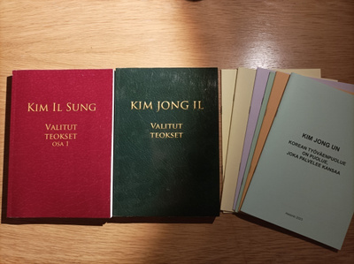 Kim Il Sung, Kim Jong Il, Kim Jong Un teoksia