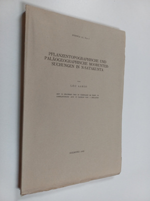 Leo Aarnio : Pflanzentopographische und paläogeographisch...