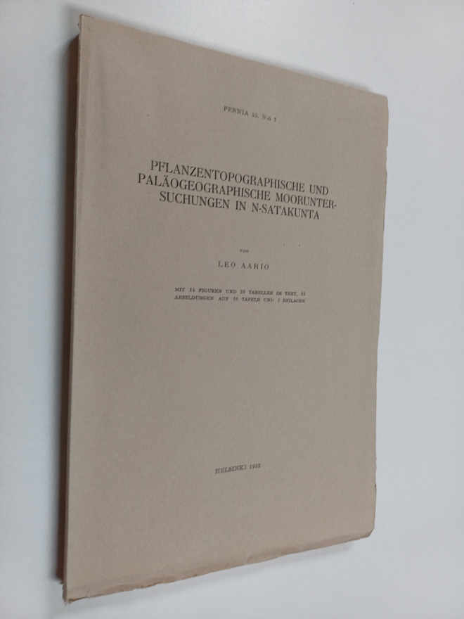 Leo Aarnio : Pflanzentopographische und paläogeographisch...