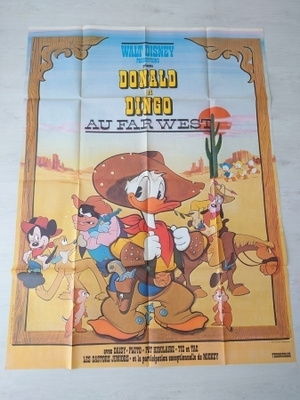 Donald Duck Goes West - elokuvajuliste ( 156 x 116 cm )