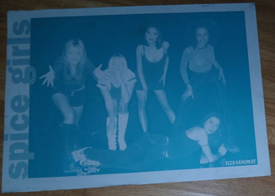 Spice Girls metallinen kyltti Ilta-sanomat
