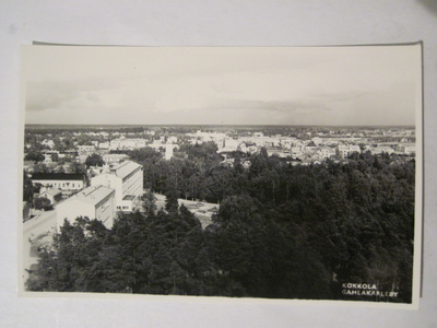 VANHA Postikortti Kokkola 1950-l Alkup.Mallikappale
