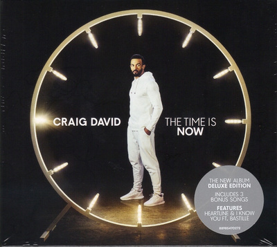 Craig David (CD+3) The Time Is Now UUSI!! Deluxe Edition