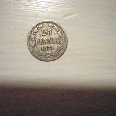 25 penniä 1871