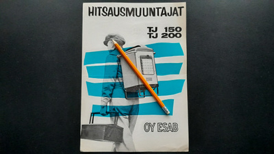 ESAB hitsausmuuntajat TJ 150 & TJ 200 esite 1962