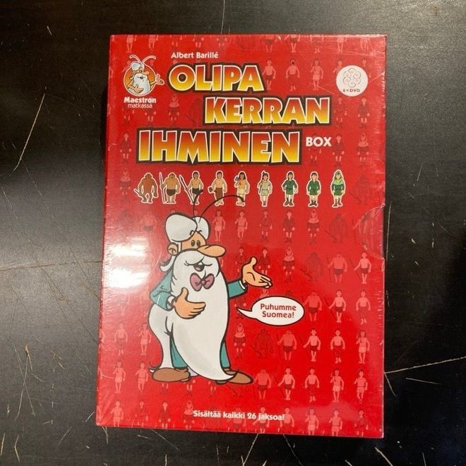 Olipa kerran ihminen - koko sarja 6DVD (UUSI)