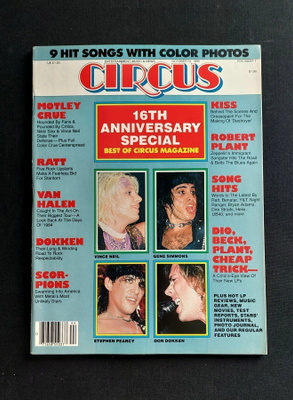 Circus (1985) - Kiss , Ratt , Mötley Crue , Van Halen jne...