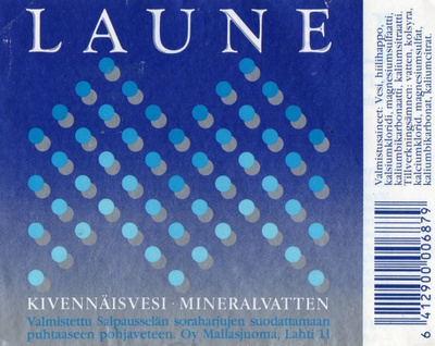 Oy Mallasjuoma Lahti Laune Kivennäisvesi