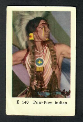 Keräilykuva - Pow-Pow indian / intiaani E 140