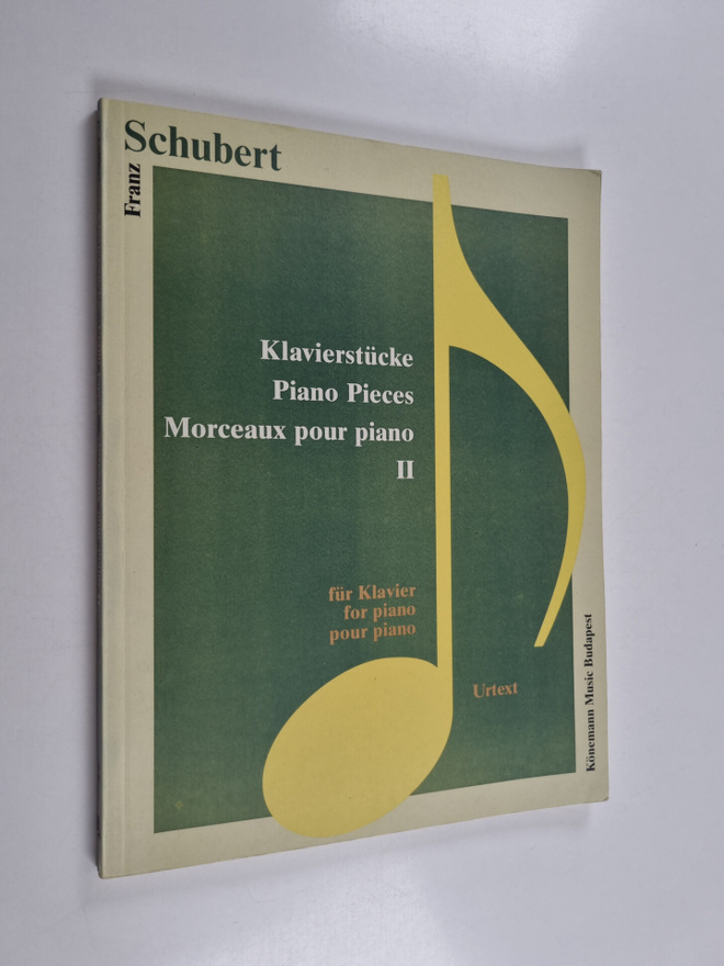 Franz Schubert : Klavierstucke 2 = Piano Pieces 2 = Morce...