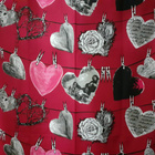 Vallila - Hehku verho - tummanpunainen - 140x245 cm - pikkukuva 1
