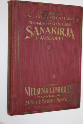 Englantilais-suomalainen ja suomalais-englantilainen sana...